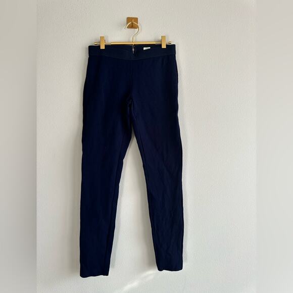 J. Crew Women's Pixie Ponte Pants Size 6 Blue - Picture 1 of 5